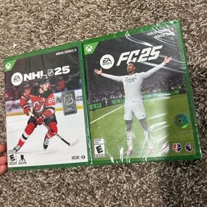 🫑NHL 25 and FC 25 Xbox Series X Games - Green